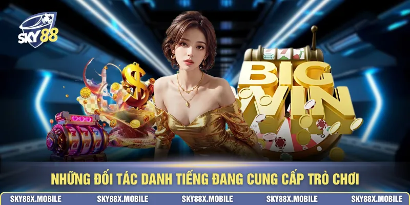 Những đối tác danh tiếng đang cung cấp trò chơi